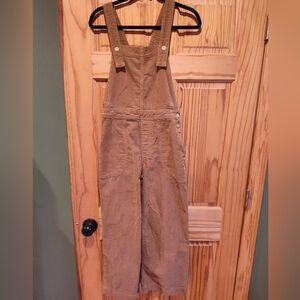 Patagonia Women's Stand Up Cropped Corduroy Overalls Nest Brown 0